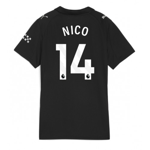 Manchester City Nico Gonzalez #14 Replika Bortatröja Dam 2025-26 Kortärmad